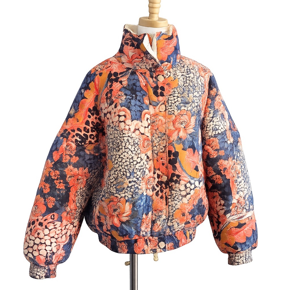 Free People Movement Power House Puffer in the "Midnight Combo" colorway.